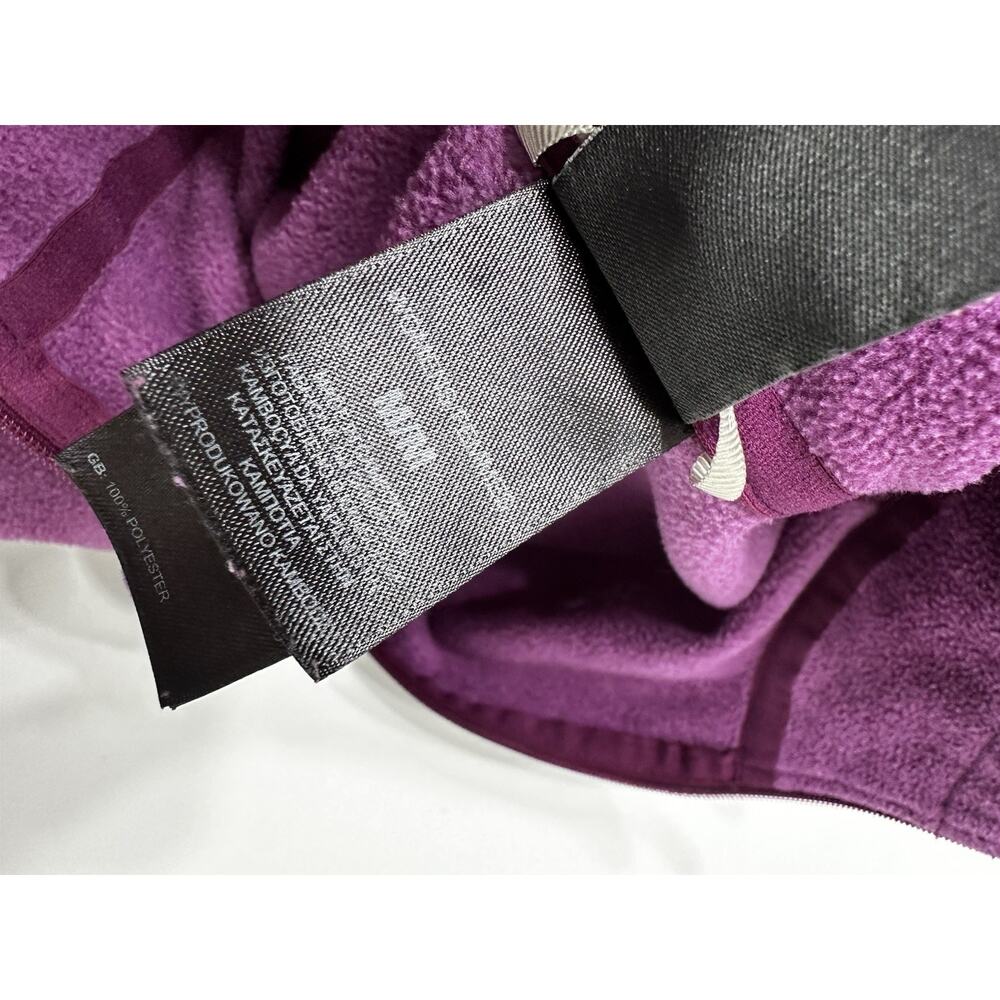 The North Face Women's Quarter Zip Pullover Purple Fleece Size Medium - Picture 7 of 7